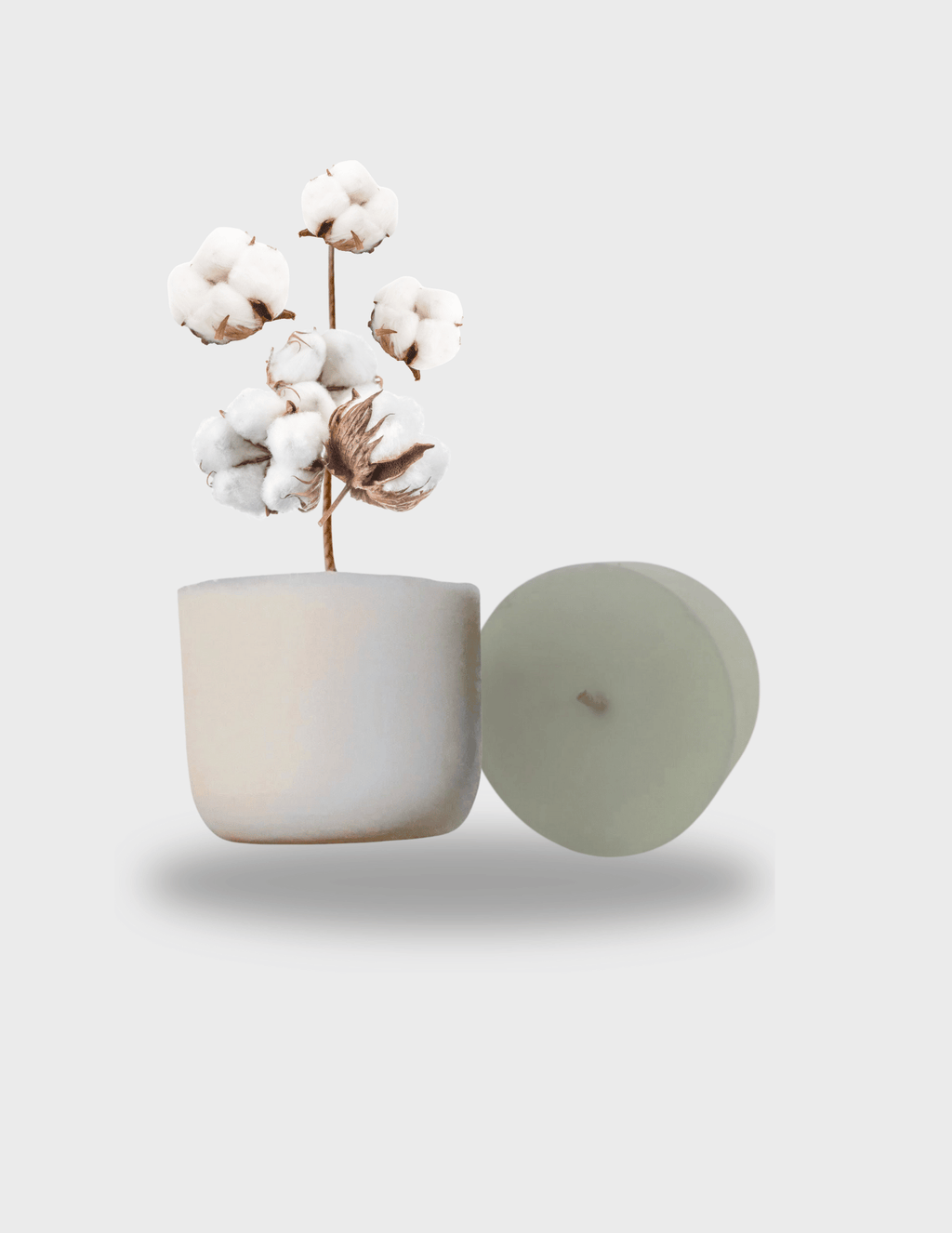 Recharge Bougie parfumée - Fleur de coton - Nuage d’aube