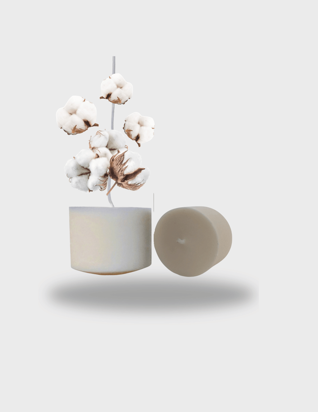 Recharge Bougie parfumée - Fleur de coton - Nuage d’aube